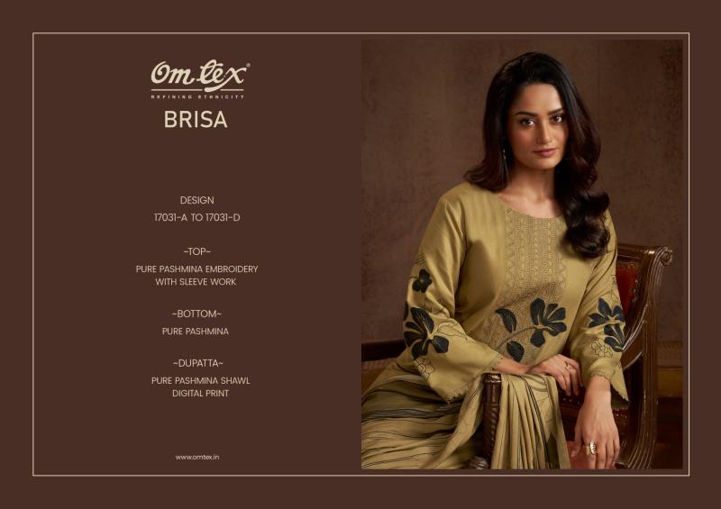 Omtex brisa pashmina dress materials wholesale